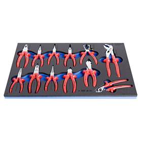 Sada izolovaných klieští VDE, UNIOR – 12 dielov