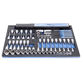 Drehmomentschlüssel-Set mit Zubehör, UNIOR, 79 St.