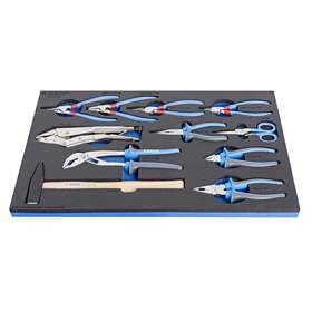 Sada kleští a zámečnické kladivo, UNIOR, 11 ks