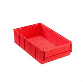Regálová přepravka IndustrieBox, 300 x 183 x 81 mm, červená