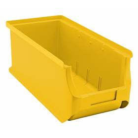 Cutie din plastic ALLIT ProfiPlus industriala pentru raft, 320 x 150 x 125 mm, culoare galbenă, unitate ambalare 18 buc.