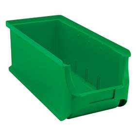 Cutie din plastic ALLIT ProfiPlus industriala pentru raft, 320 x 150 x 125 mm, culoare verde, unitate ambalare 18 buc.