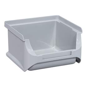 Plastový zásobník s viditelným obsahem, 100 x 102 x 60 mm, barva šedá, bal. 30 ks