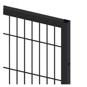 Wandelement für Maschinengitter, HxB: 2050x300 mm, Farbe Schwarz