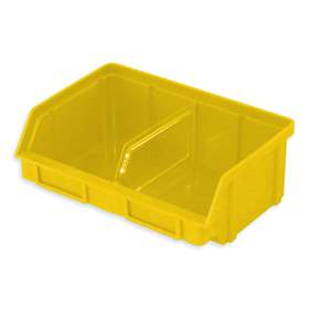 Sichtlagerkasten TechBox, 140 x 203 x 74 mm, Farbe Gelb