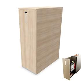 Orga Cabinet - Auszug-Schrank, Ausführung links, Farbe Akazie, HxBxT: 120 x40 x80 cm