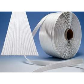 Rolă bandă de legare din poliester PES 16 mm, lipite longitudinal, lungime rolă - bobină rolă 850 m