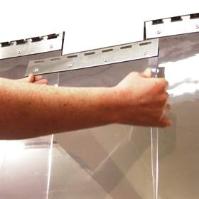 Edelstahl-Klemmleisten, Länge 200 mm, VE 5 Stück