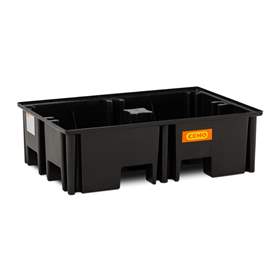 Záchytná vaňa z PE, bez roštu, 1230x830x360 mm, objem 220 l