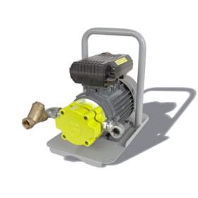 Pompă electrică portabilă cu roți dințate TZ10i (230V) pentru uleiuri de motor, hidraulice și de transmisie, până la 600 mPas - fără pistol
