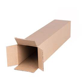 Hartpapier-Versandhülse 80x80 mm, Länge 800 mm, VE 50 St.