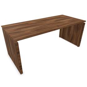 Mangement-Schreibtisch SQart Manager, Arbeitsplatte Nussbaum, B x T: 1800 x 800 mm