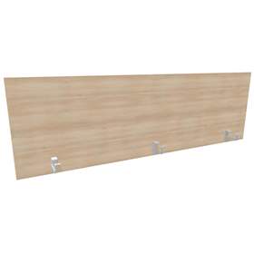 Trennwand für Schreibtisch, Länge 1800 mm, Höhe 545 mm, Farbe Akazie