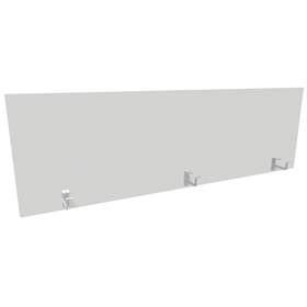 Trennwand für Schreibtisch, Länge 1800 mm, Höhe 545 mm, Farbe weiß