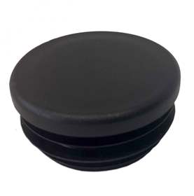 Dop din plastic, rotund, diametru 38 mm, culoare negru