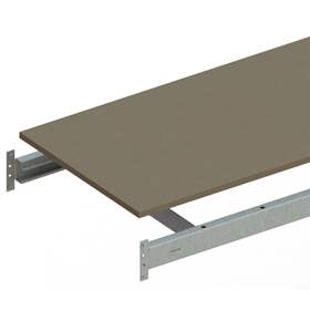 Přídavná police z dřevotřískové desky, 2200 x 1050 mm