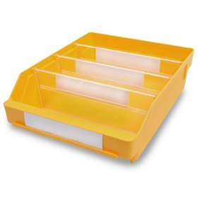 Regálový box RackBox, 300 x 240 x 95 mm, barva žlutá