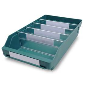 Regálový box RackBox, 400 x 240 x 95 mm, barva zelená