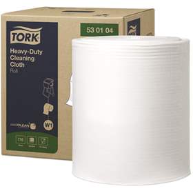 Rolă prosop șervet de hârtie material absorbant de ștergere curățare industrială TORK Heavy Duty, șervete, albă, lungime 270 m, lățime 430 mm