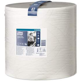 Rolă prosop șervet de hârtie material absorbant de ștergere curățare industrială TORK Heavy Duty, albă, lungime 340 m, lățime 369 mm
