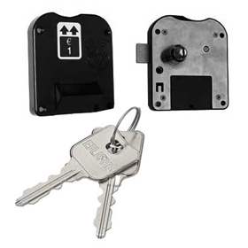 Zálohový zámok na mince pre šatňovú skriňu WEMO (príplatok)