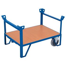 Rollplatte VARIOfit mit Stapellrahmen, Ladefläche 1000 x 700 mm, Tragfähigkeit 500 kg