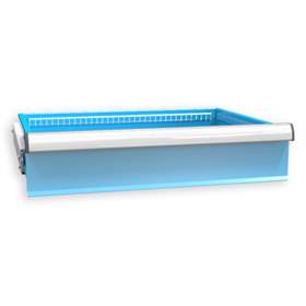 Schublade 150 mm, Traglast 200 kg, Vollauszug - für CNC-Schränke mit Länge 738 mm