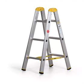 Sprossen-Stehleiter, 2 x 3 Sprossen