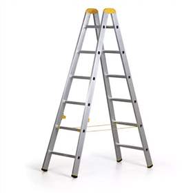 Sprossen-Stehleiter, 2 x 6 Sprossen