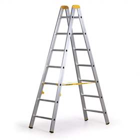 Sprossen-Stehleiter, 2 x 7 Sprossen