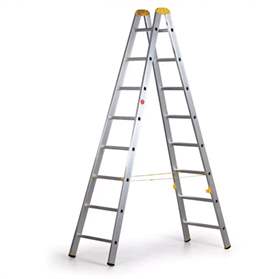 Sprossen-Stehleiter, 2 x 8 Sprossen