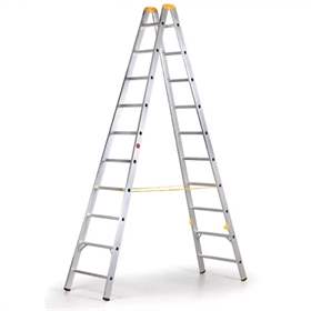 Sprossen-Stehleiter, 2 x 10 Sprossen