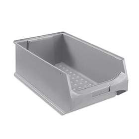Plastový zásobník STORAGE, 500 x 300 x 200 mm, barva šedá