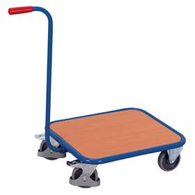 Griffroller, Ladefläche aus Holzwerkstoffplatte 600 x 500 mm, Tragfähigkeit 250 kg