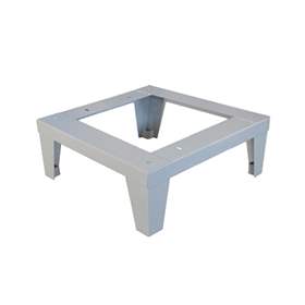 Sokl s nožičkami pro skříň na výměnu pracovních oděvů, šířka 400 mm, barva šedá RAL7035