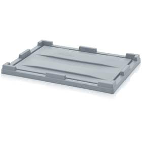 Deckel für Bigboxen, Grau, 800 x 600 mm