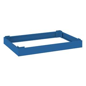 Soclu din tablă 100 mm pentru dulap pentru proiecte format A1, culoare albastru RAL5010