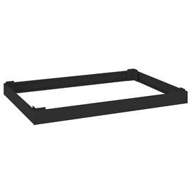 Soclu din tablă 100 mm pentru dulap pentru proiecte format A0, culoare negru RAL9005