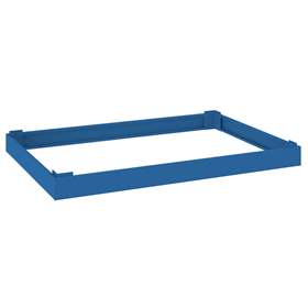 Soclu din tablă 100 mm pentru dulap pentru proiecte format A0, culoare albastru RAL5010