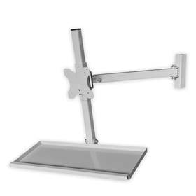 Kloubový držák monitoru (VESA) a klávesnice, nastavitelný, barva RAL7035