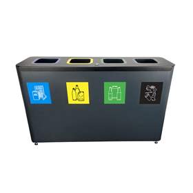 EKO STAR STATION - sestava na tříděný odpad, objem 4 x 60 l