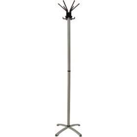 Garderobenständer, silber lackiert, Höhe 1800 mm