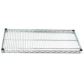 Drátěná mřížková police z pochromované oceli 360 x 920 mm, nosnost 250 kg