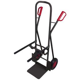 Stuhlkarre VARIOfit, Tragfähigkeit 250 kg, Schaufel 320 x 250 mm, Luftbereifung, Farbe Anthrazit RAL7016