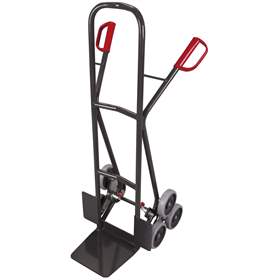 Treppenkarre VARIOfit, Tragfähigkeit 200 kg, Schaufel 250 x 300 mm, Farbe Anthrazit RAL7016