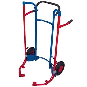 Reifenkarre VARIOfit, Tragfähigkeit 200 kg, Höhe 1165 mm, Luftbereifung