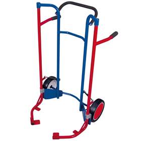 Reifenkarre VARIOfit, Tragfähigkeit 200 kg, Höhe 1165 mm, Vollgummibereifung