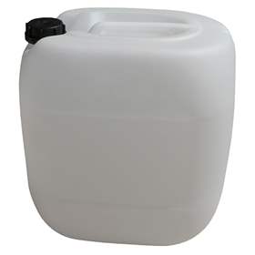 Bidon tip canistră din polietilenă, capacitate 30 l, alb