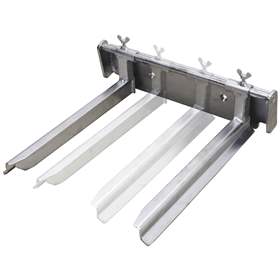 Gabelzinken für Materialheber, verstellbar, Innenbreite 60-390 mm, Tiefe 450 mm