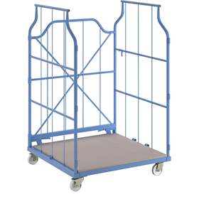 Stapelbox UNIVERSAL-Corlette, fahrbar, Maschen 500x260 mm, LxTxH: 1200 x 1150 x 1850 mm